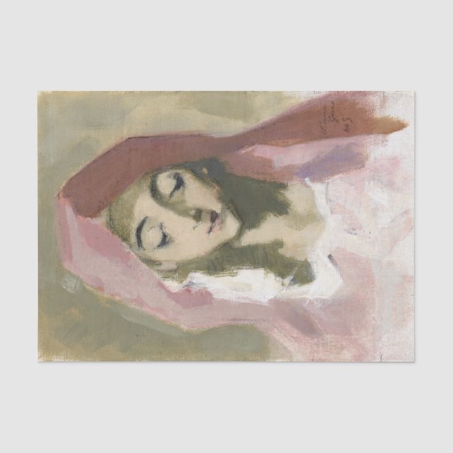 Madonna de la Charité, Helene Schjerfbeck  Tissue Paper (Front)