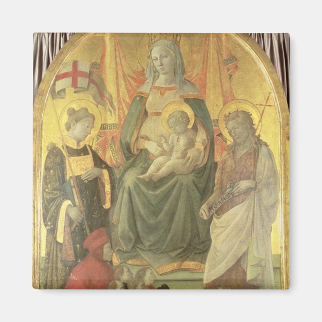 Madonna del Ceppo, 1453 (and detail 62016) Magnet (Front)