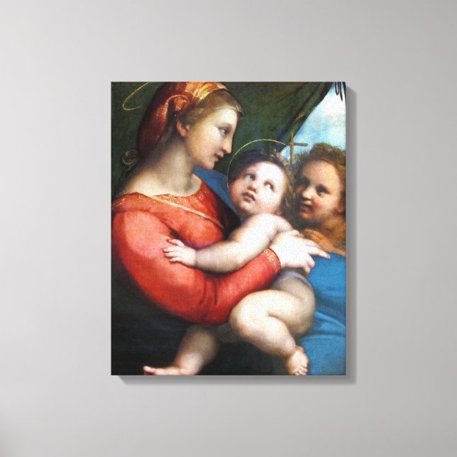Madonna della Tenda - Raphael - c1513 Canvas Print (Front)