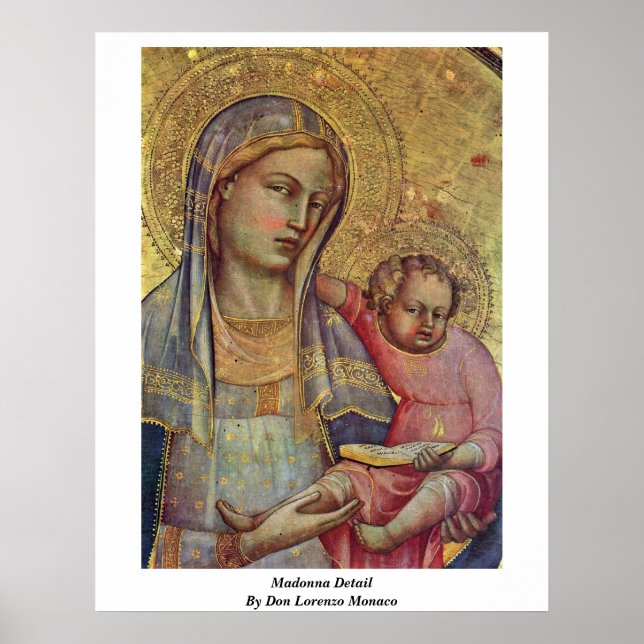 Madonna Detail By Don Lorenzo Monaco Poster (Front)