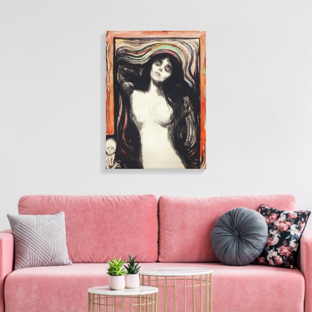 Madonna | Edvard Munch | Canvas Print (Insitu(LivingRoom))