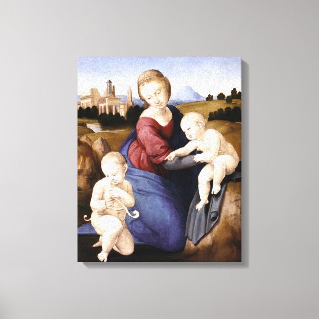 Madonna Esterhazy - Raphael - c1508 Canvas Print (Front)