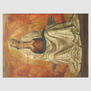 Madonna in Gloria (Virgin Mary Enthroned) Tissue Paper