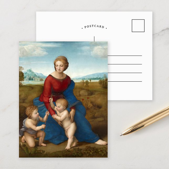 Madonna in the Meadow | Raphael Postcard (Creator Uploaded)