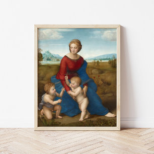 Madonna in the Meadow   Raphael Poster