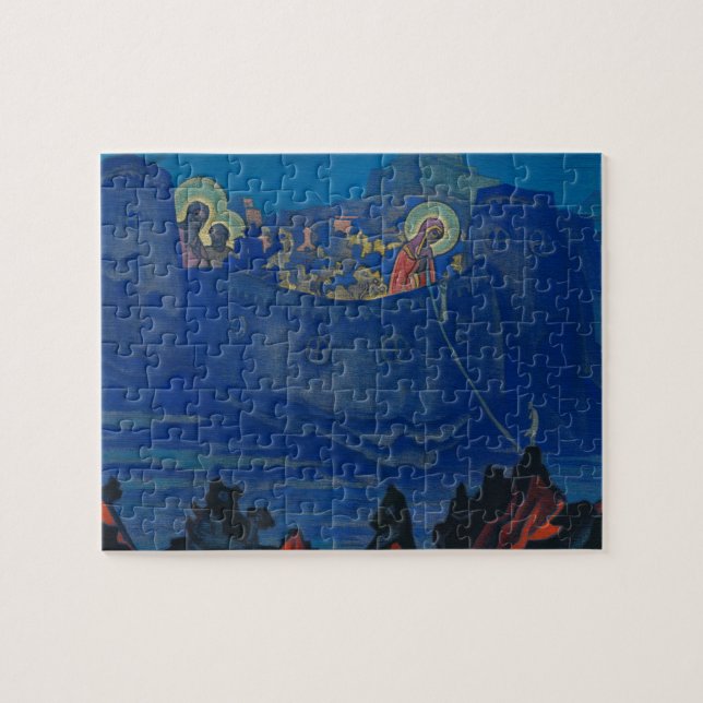 Madonna Laboris by Nicholas Roerich Jigsaw Puzzle (Horizontal)