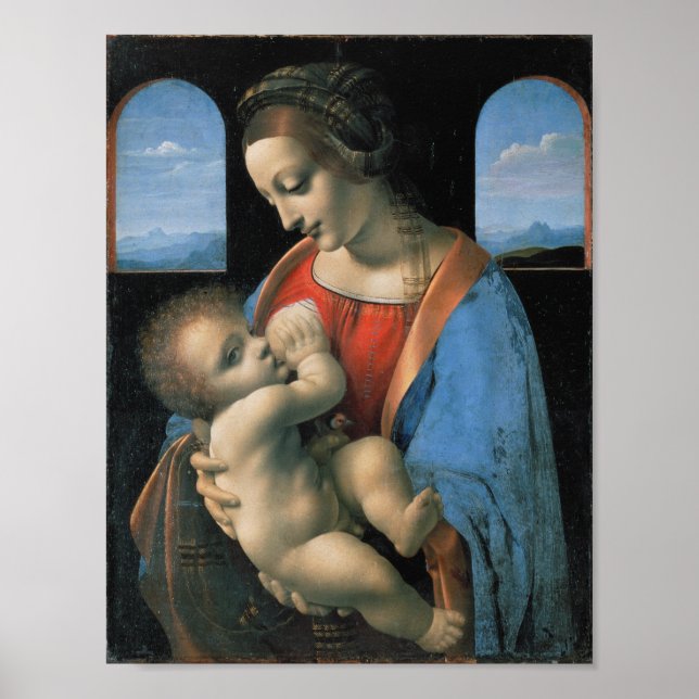 Madonna Litta by Leonardo da Vinci - Poster (Front)