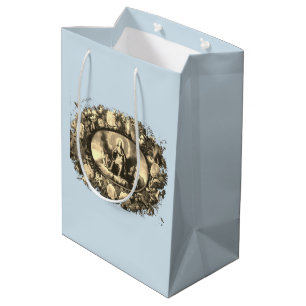 Madonna – Maria – Blumenkranz – Vintage Medium Gift Bag