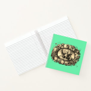 Madonna – Maria – Blumenkranz – Vintage Notebook