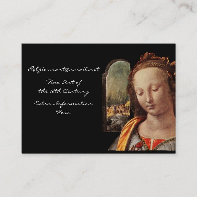 Madonna of Carnation Business Card (Front)