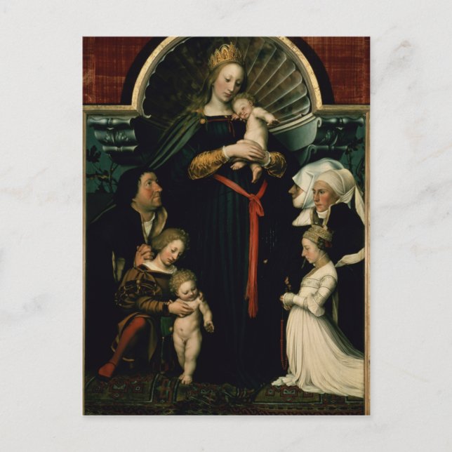 Madonna of the Burgermeister Meyer Postcard (Front)