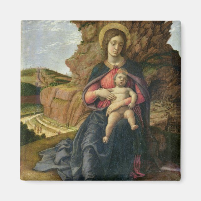 Madonna of the Cave, 1488-90 (tempera on panel) Magnet (Front)