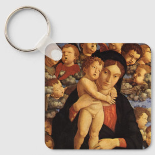 Madonna of the Cherubim by Andrea Mantegna Key Ring