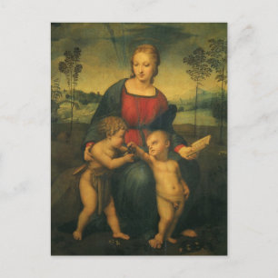 Madonna of the Goldfinch by Raphael Sanzio Postcard