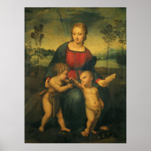 Madonna of the Goldfinch by Raphael Sanzio Poster