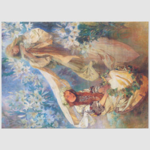 Madonna of the Lily, Mucha Tissue Paper