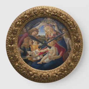 madonna of the magnificat large clock