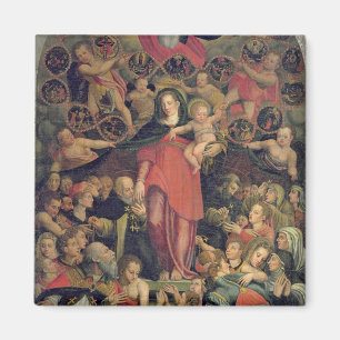 Madonna of the Rosary, c.1569 (oil on canvas) Magnet