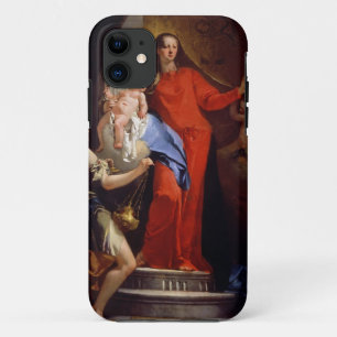 Madonna of the Rosary (oil on canvas) Case-Mate iPhone Case