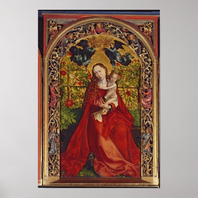 Madonna of the Rose Bower, 1473 Poster (Front)