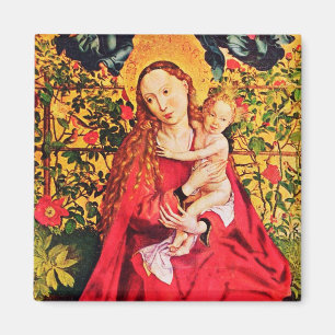 MADONNA OF THE ROSE BOWER MAGNET