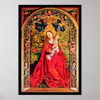 MADONNA OF THE ROSE BOWER POSTER