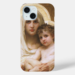Madonna of the Roses by Bouguereau iPhone 15 Case