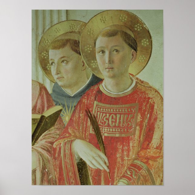 Madonna of the Shadow, detail of St. Thomas Poster (Front)