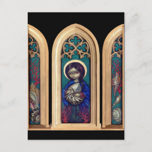 "Madonna of the Shells" Postcard