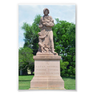 Madonna of the Trail, Council Grove, Kansas Photo Print