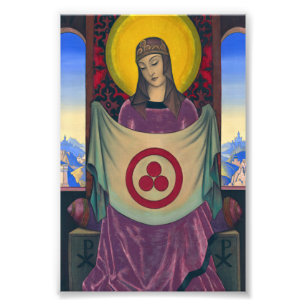 Madonna Oriflamma by Nicholas Roerich Photo Print