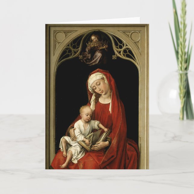 Madonna Recieving Angelic Crown Card (Front)