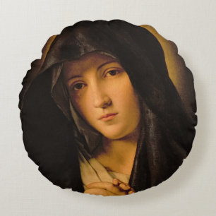 Madonna Round Cushion