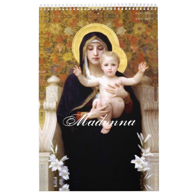 Madonna - Saint Mary - Mary - Mother of God Calendar (Cover)