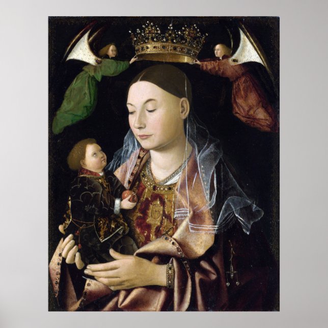 Madonna Salting - Antonello da Messina Poster (Front)