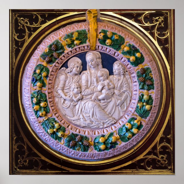 MADONNA WITH CHILD AND SAINTS POSTER (Front)