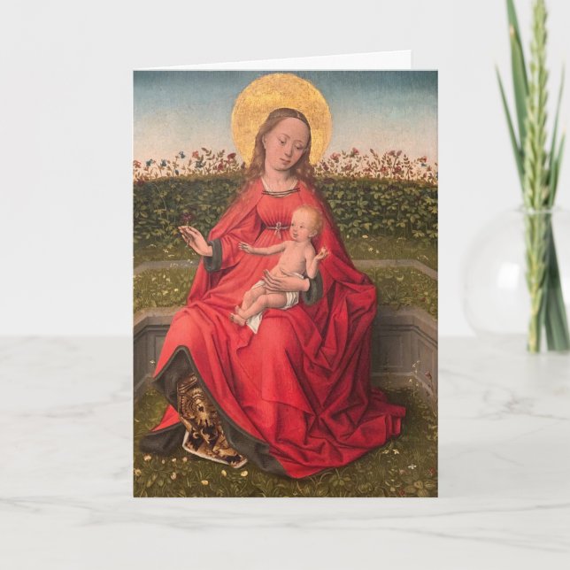 Madonna with Child Christmas Card (Front)