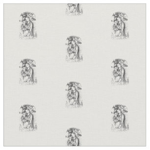 Madonna with Child Fabric