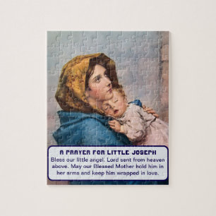 Madonna with Christ Child Baby Boy Keepsake Jigsaw Puzzle
