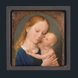 Madonna with Christ Child Jewellery Box<br><div class="desc">Fine art from "Master of Mansi Magdalen" c1510. The original was painted on a panel. Netherlandish period.</div>