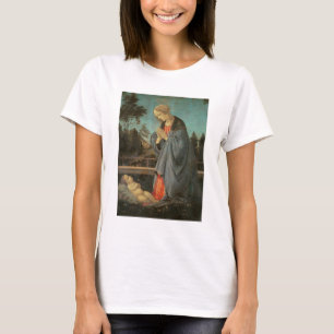 Madonna worshipping the Child, c.1477-80 (oil on p T-Shirt