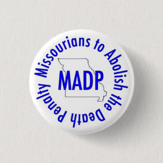 MADP button, white 3 Cm Round Badge