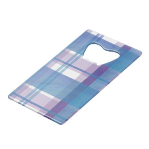 Madras Plaid Blue and Purple