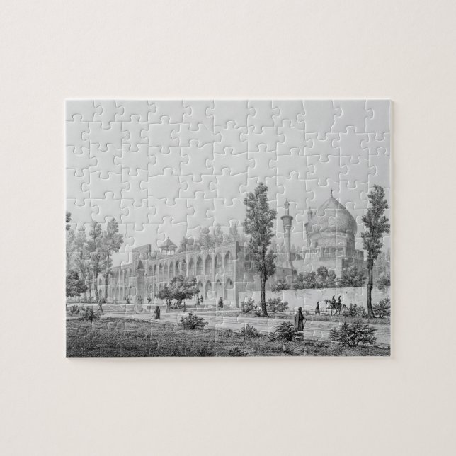 Madrasa-yi Masjid-i Shah Sultan Hussein, in Isfaha Jigsaw Puzzle (Horizontal)