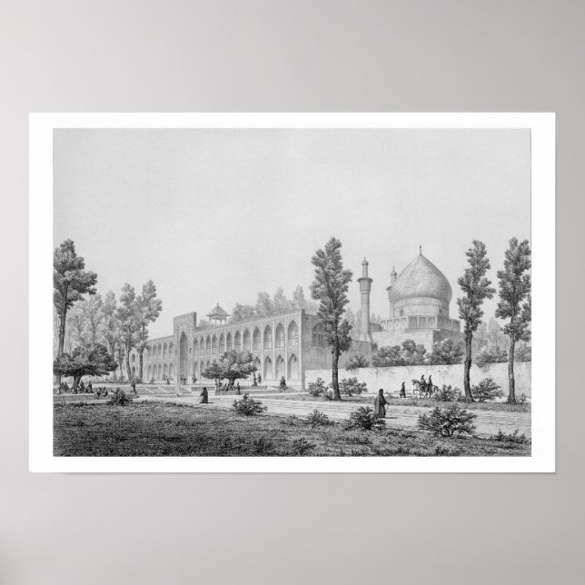 Madrasa-yi Masjid-i Shah Sultan Hussein, in Isfaha Poster (Front)