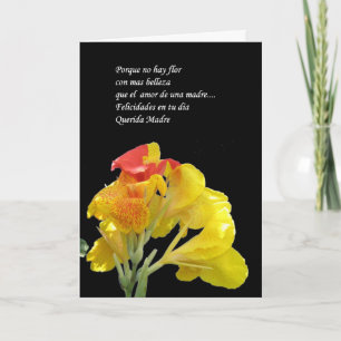 madre como tu no hay flor card