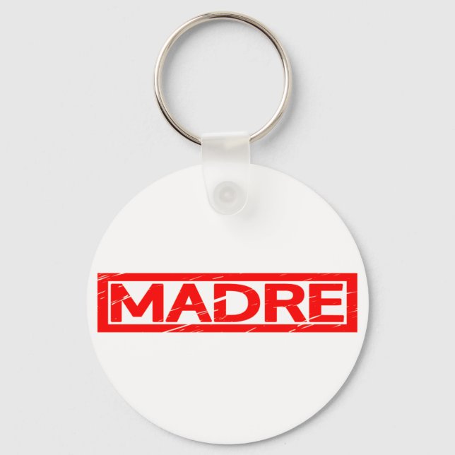 Madre Stamp Key Ring (Front)
