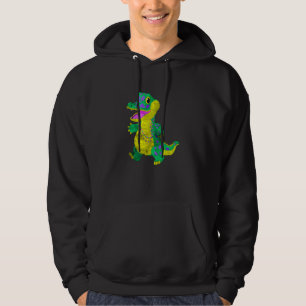 Madri Gras Alligator Carnival Festival Costume Mat Hoodie