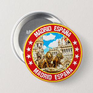 Madrid                                             7.5 cm round badge