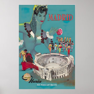 Madrid Art Spain Print Spanish Painting Iberia